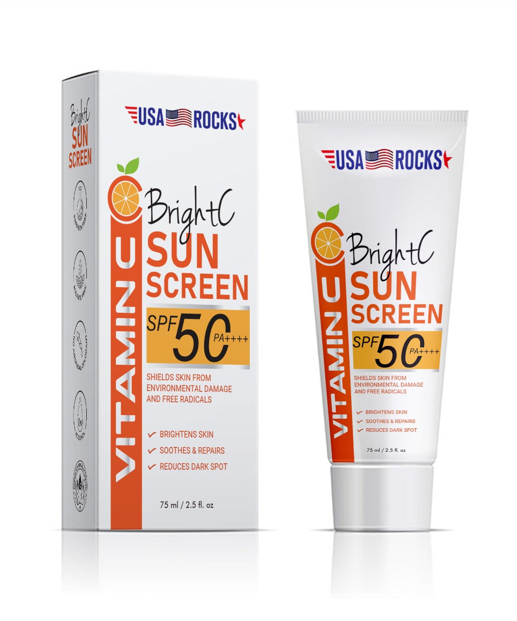 USA ROCKS SUNSCREEN SPF 50++++ WITH VIT C