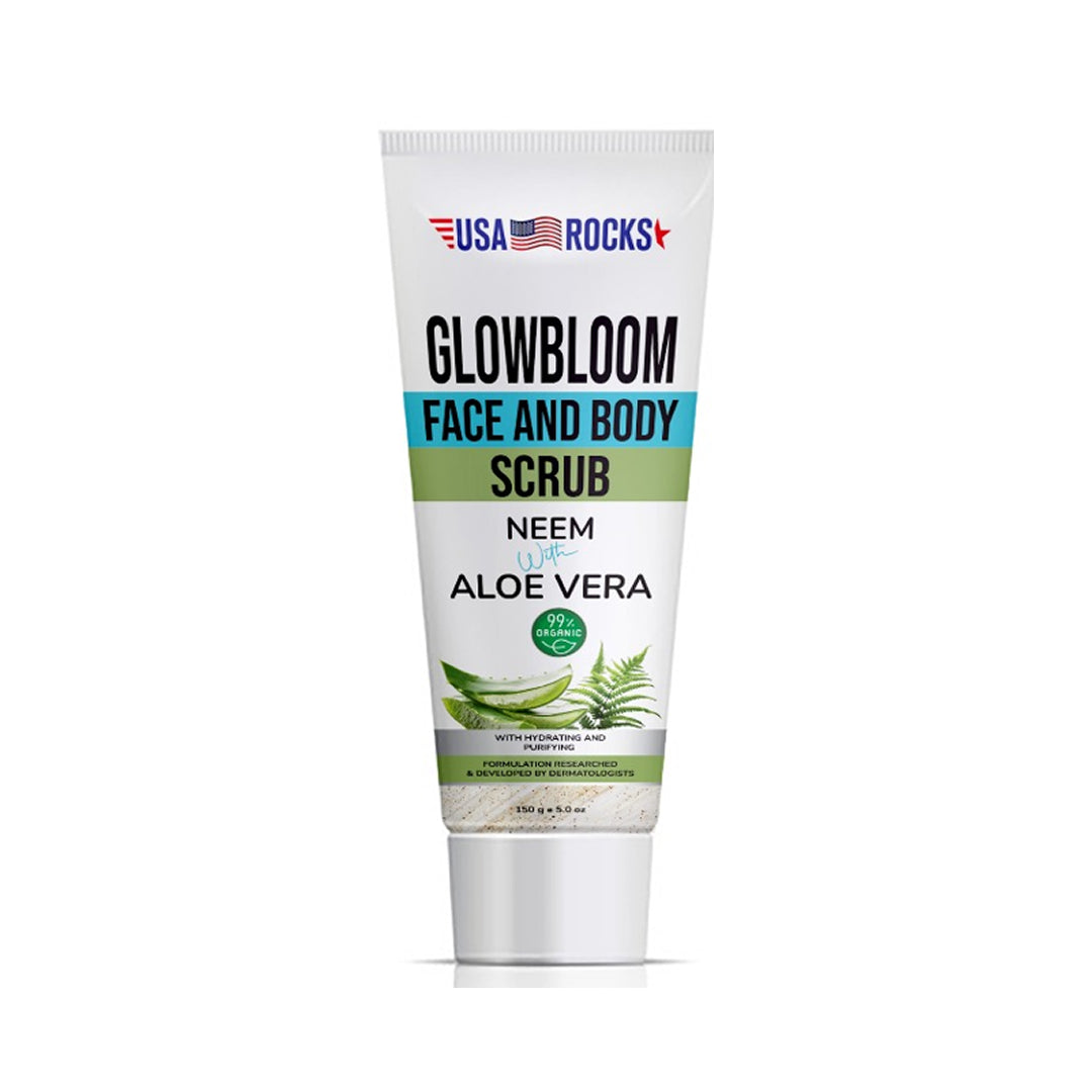 USA ROCKS NEEM WITH ALOEVERA F&B SCRUB