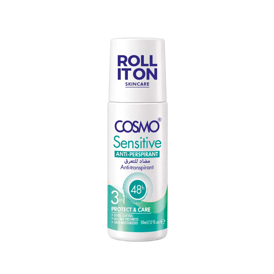 COSMO ANTI-PERSPIRANT ROLL IT ON DEO SENSITIVE 50ML