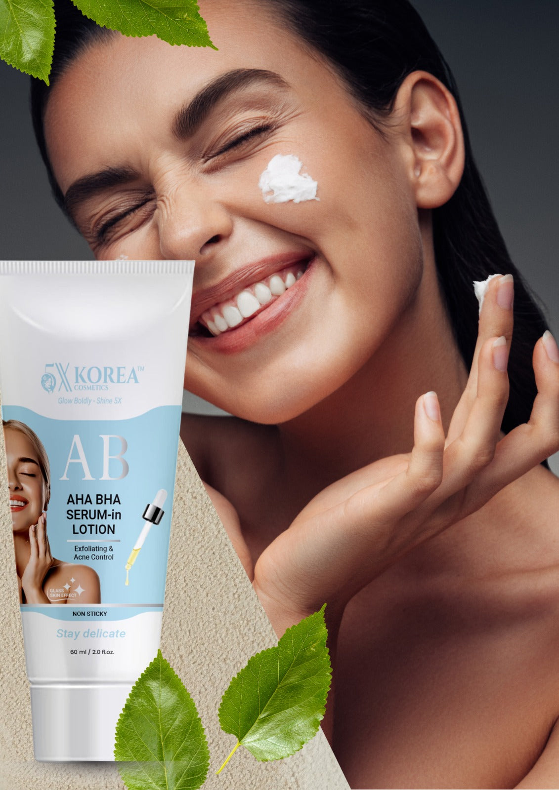 5X KOREA AHA BHA SERUM IN LOTION 60ML