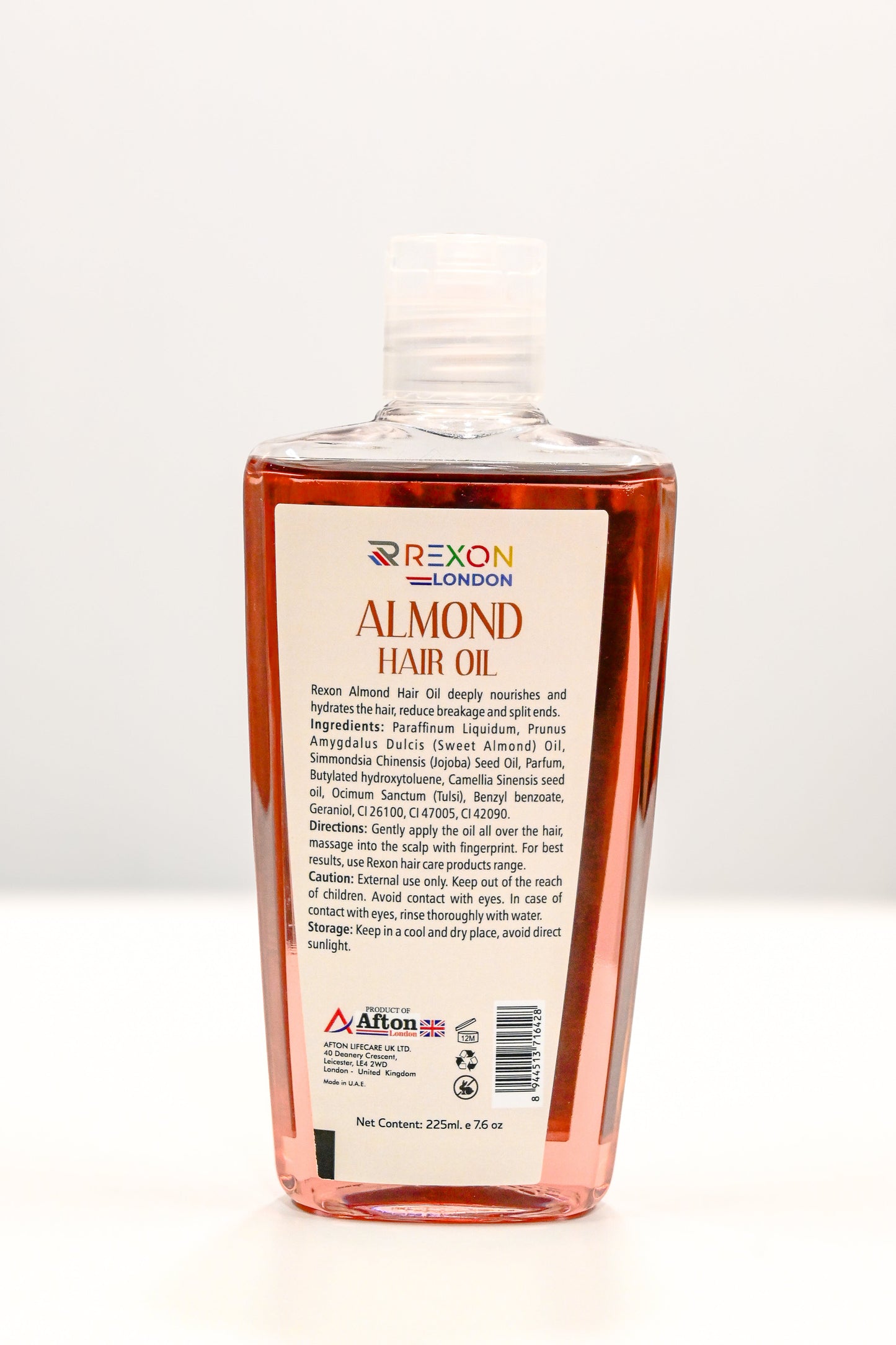 REXON HAIR OIL - ALMOND 225ML