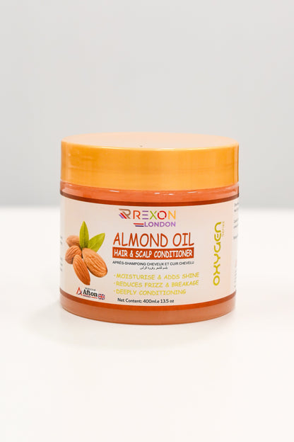 REXON HAIR & SCALP COND - ALMOND OIL 400ML