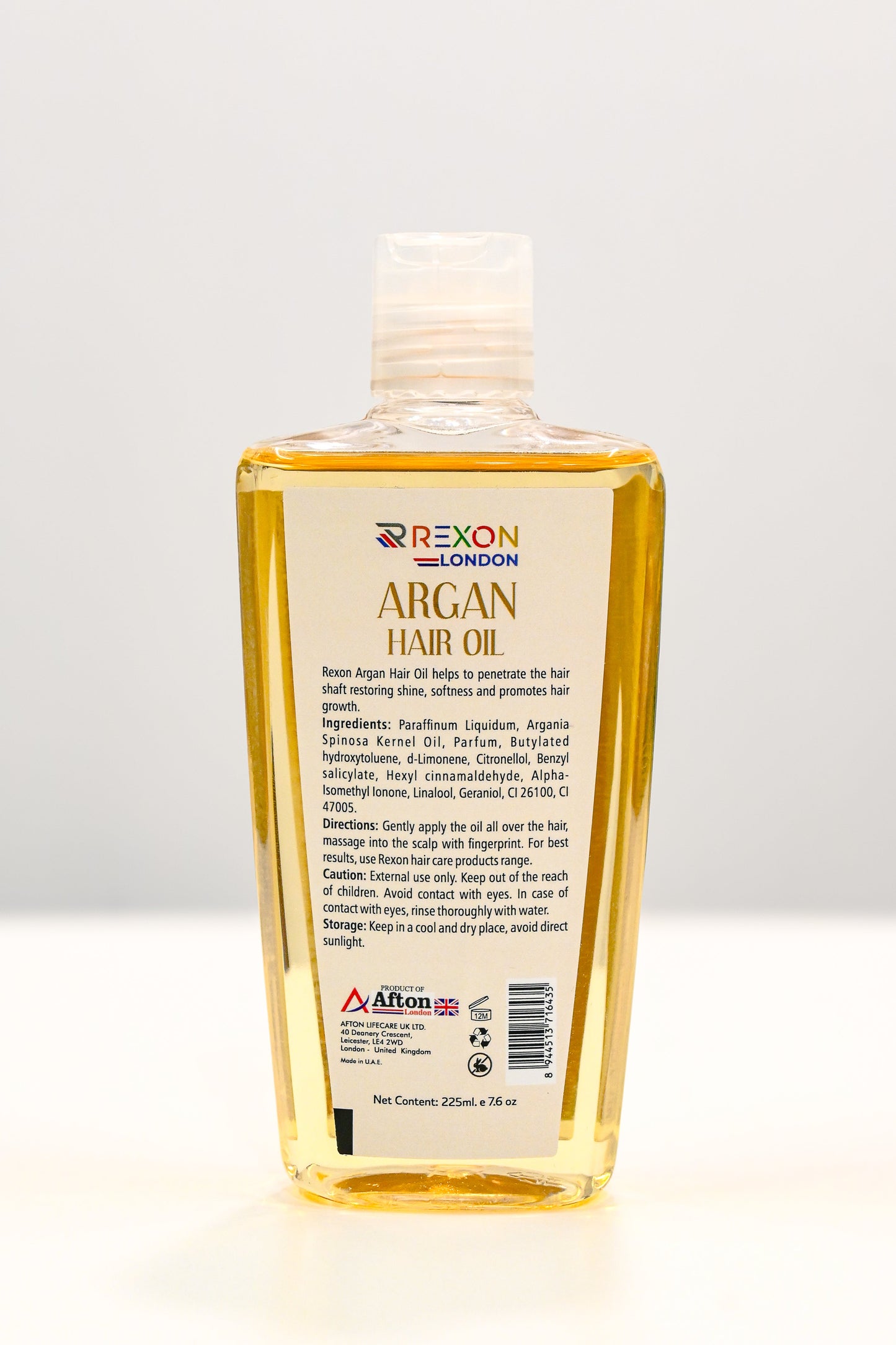 REXON HAIR OIL - ARGAN OIL 225ML