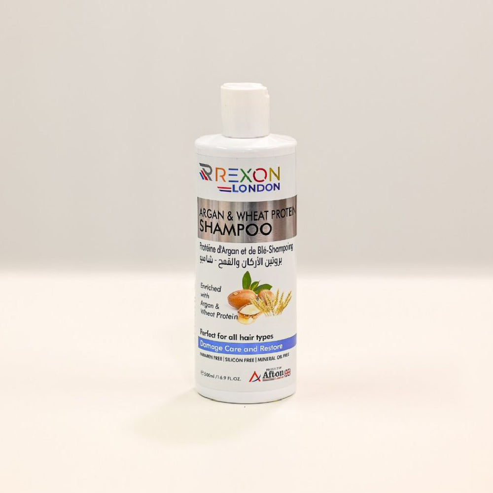 Argan & Wheat Protein Shampoo - 500 Ml (Rexon)