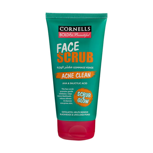 CORNELLS BOLD & BEAUTIFUL ACNE CLEAN FACE SCRUB - 150ML