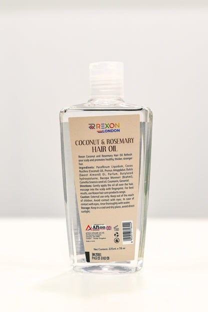 REXON HAIR OIL - COCONUT & ROSEMARY 225ML