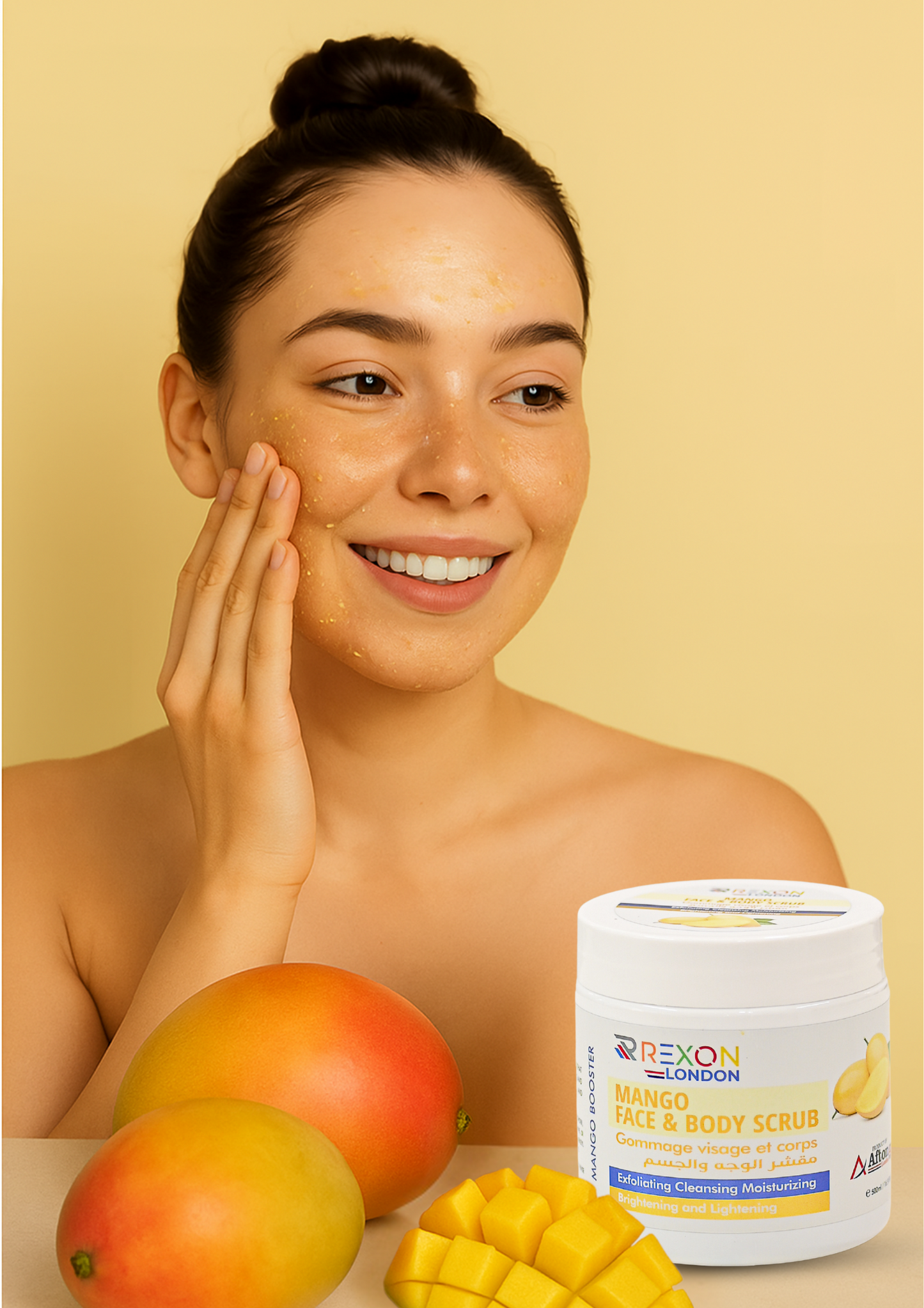 Mango Face & Body Scrub- 500 Ml (Rexon)