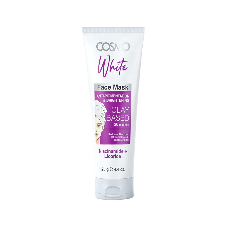 COSMO WHITE NIACINAMIDE FACE CLAY MASK 125GM