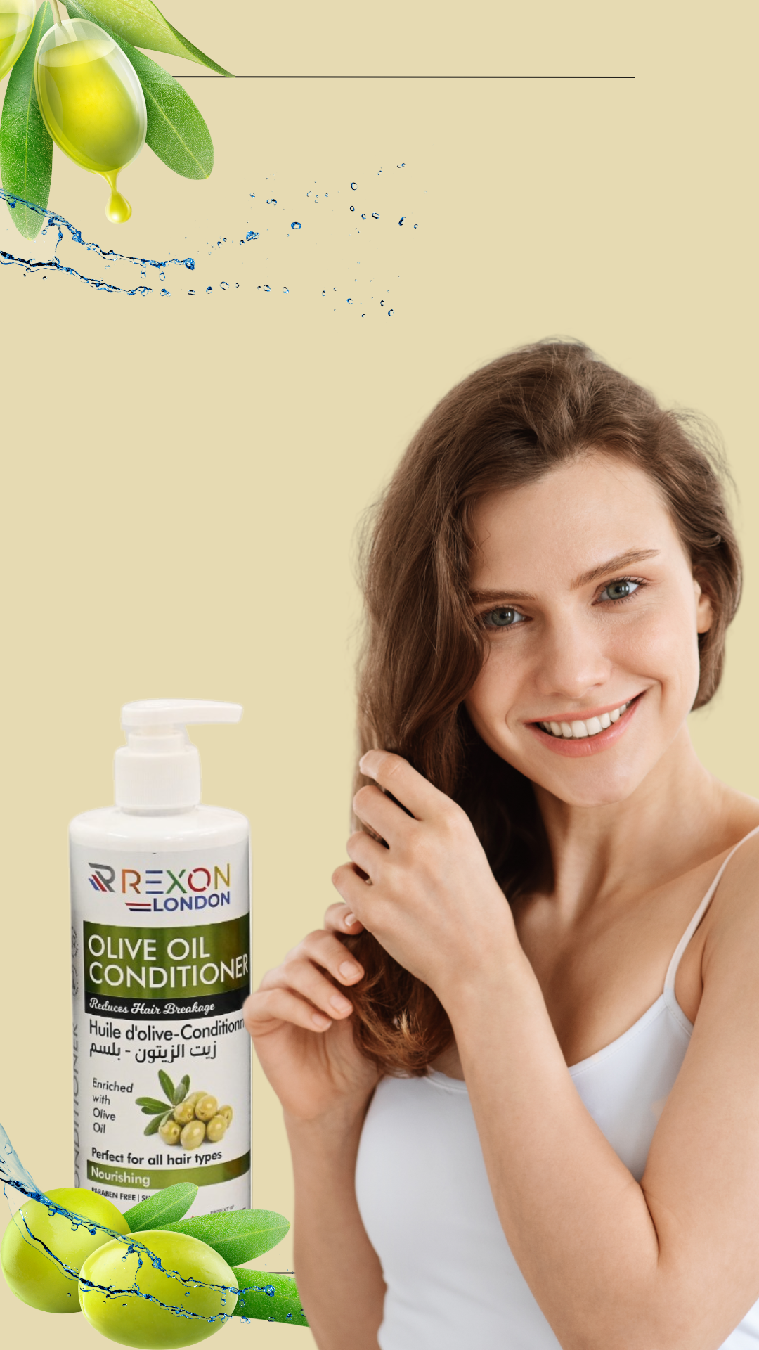 Olive Oil Conditioner- 500 Ml (Rexon)