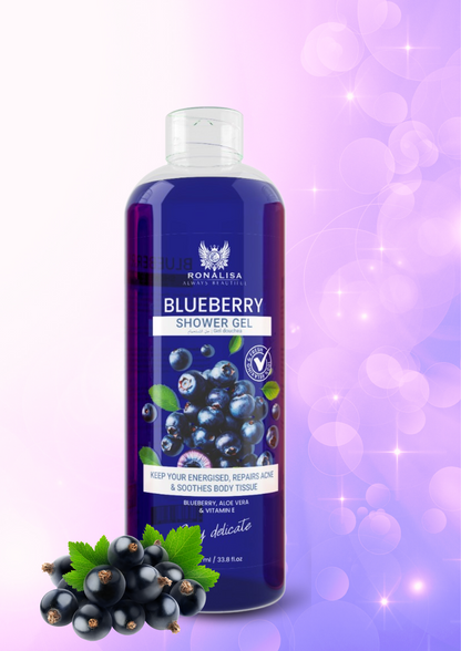 Experience a burst of freshness with Ronalisa Blueberry Shower Gel — a hydrating formula that gently cleanses, nourishes, and revitalizes your skin.