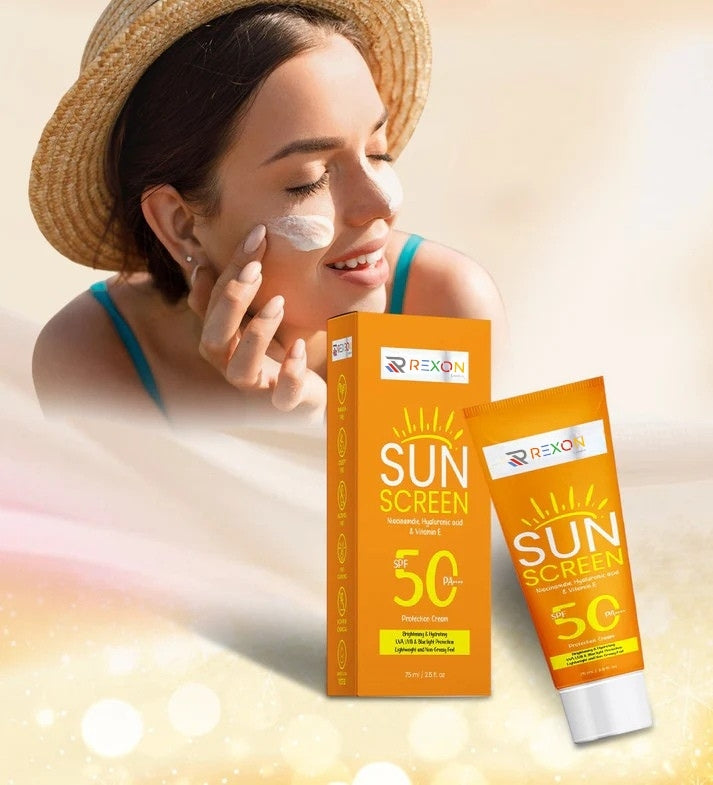 SPF 50 Sunscreen With Niacinamide, Hyaluronic Acid & Vitamin E