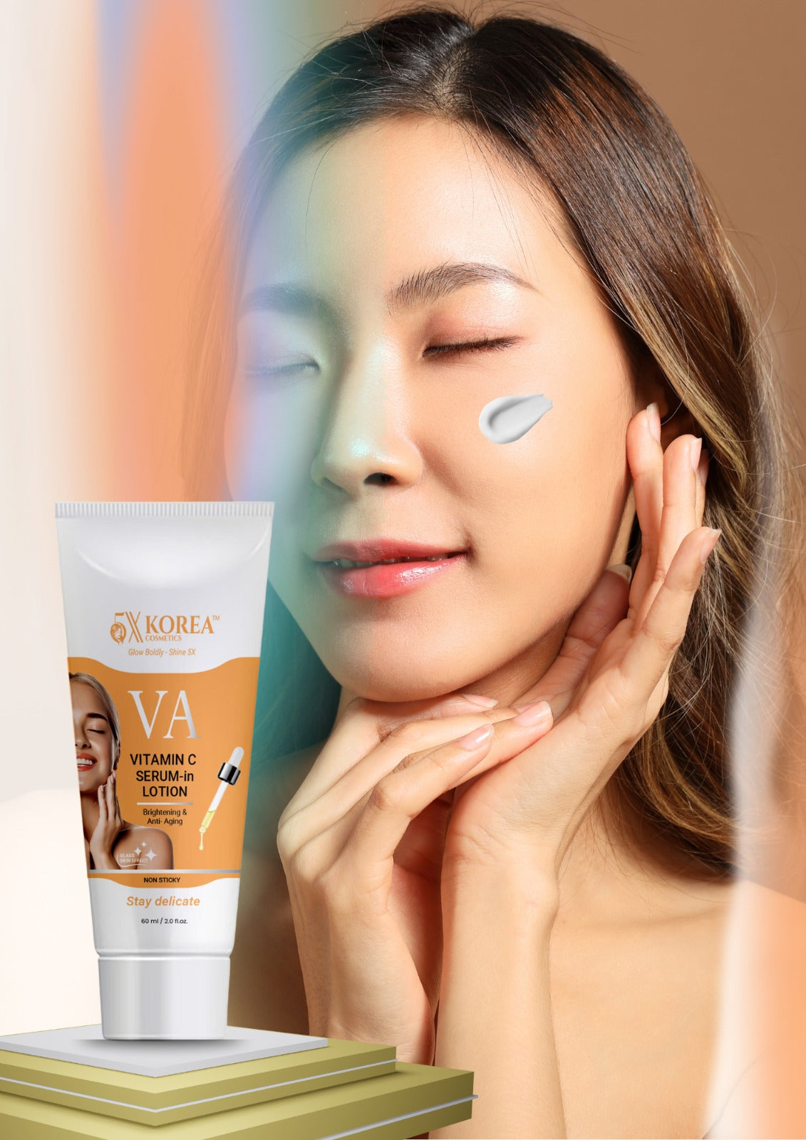 Revitalize dull, uneven skin with the 5X Korea Vitamin C Serum in Lotion, a multi-functional formula designed to brighten, hydrate, and improve overall skin health.