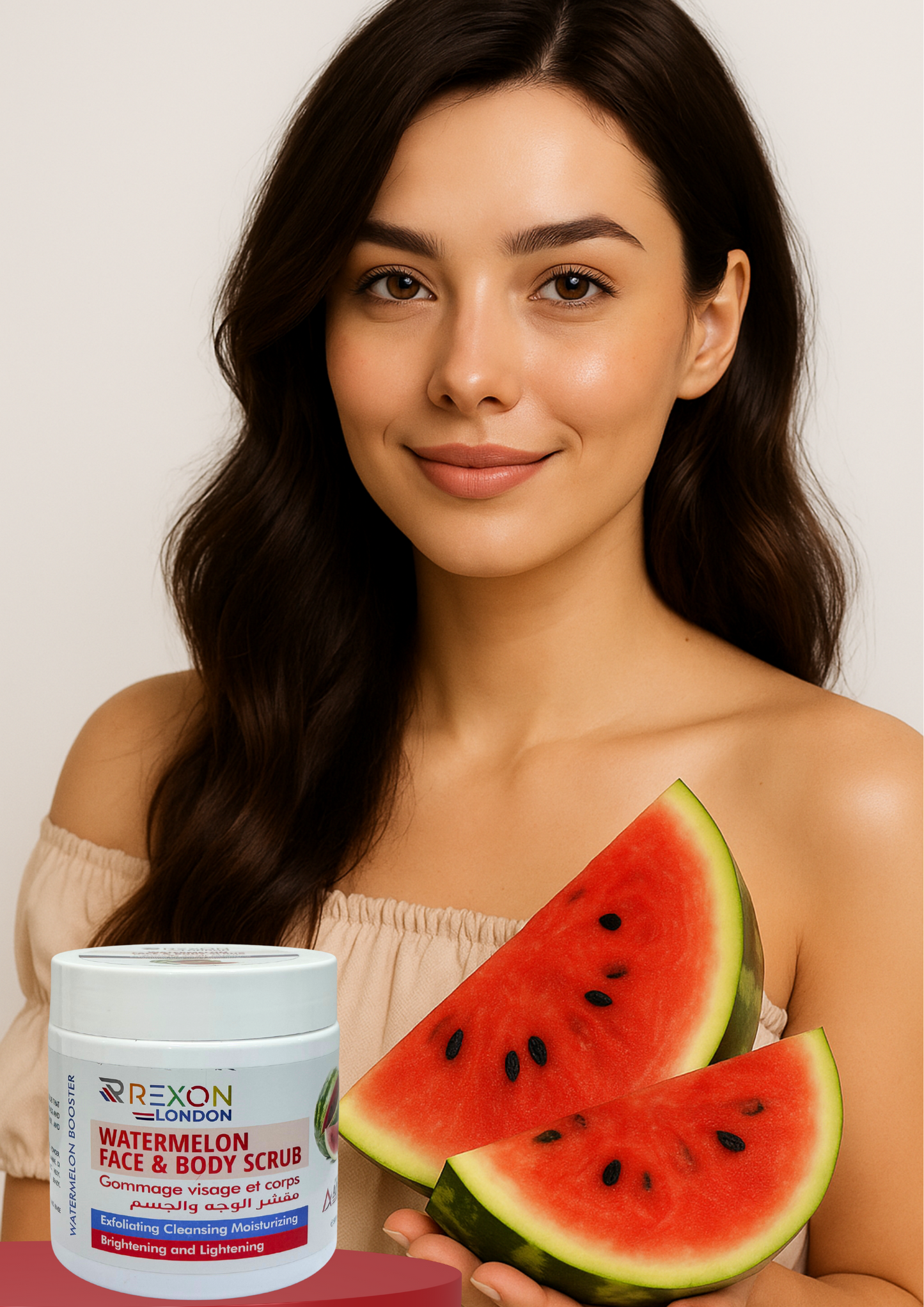 Watermelon Face & Body Scrub- 500 Ml (Rexon)