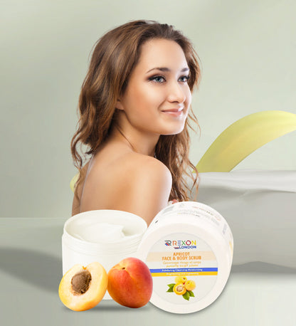 Apricot Face & Body Scrub- 500 Ml (Rexon)