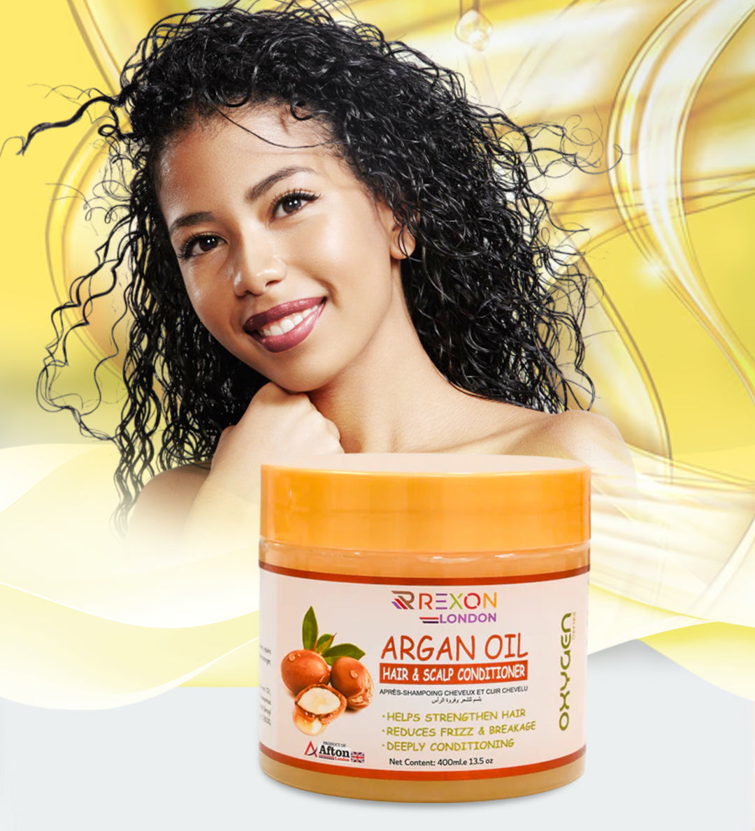 REXON HAIR & SCALP COND - ALMOND OIL 400ML