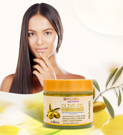 REXON HAIR & SCALP COND - OLIVE OIL 400ML