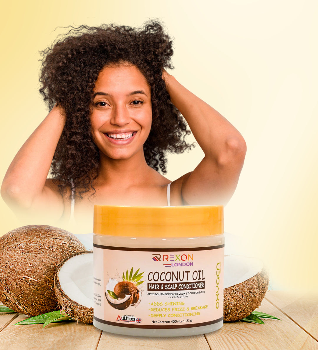 REXON HAIR & SCALP COND - COCONUT OIL 400ML