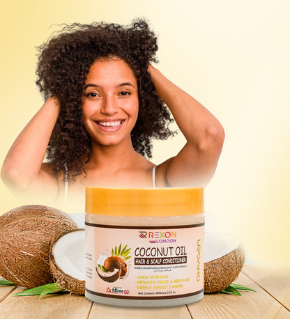 REXON HAIR & SCALP COND - COCONUT OIL 400ML