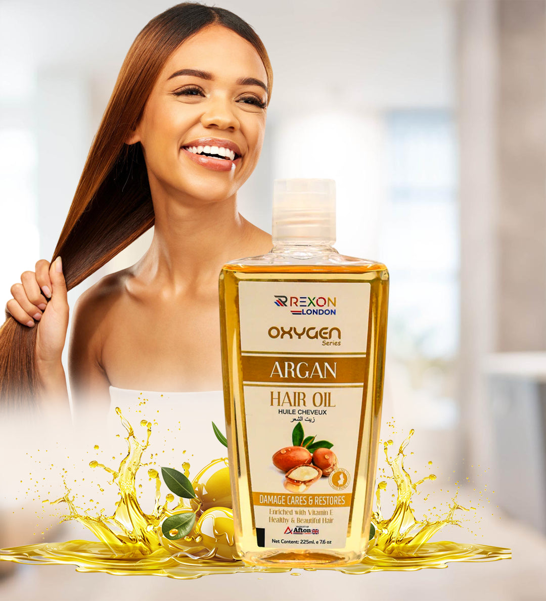 REXON HAIR OIL - ARGAN OIL 225ML