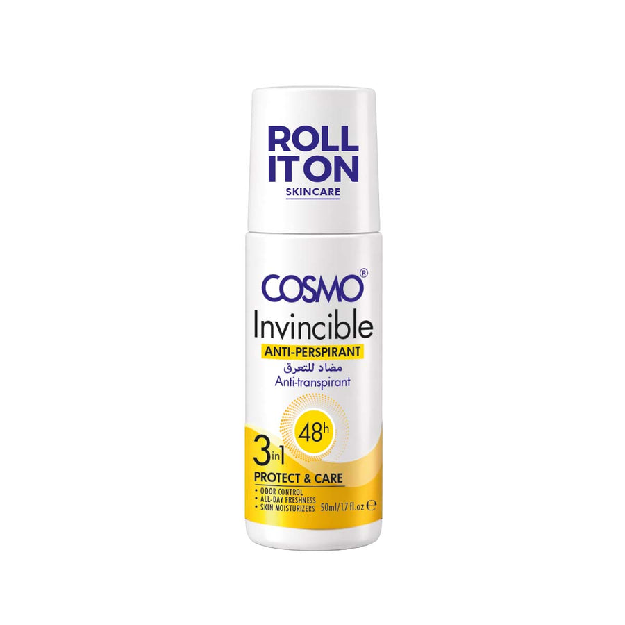COSMO ANTI-PERSPIRANT ROLL IT ON DEO INVINCIBLE 50ML