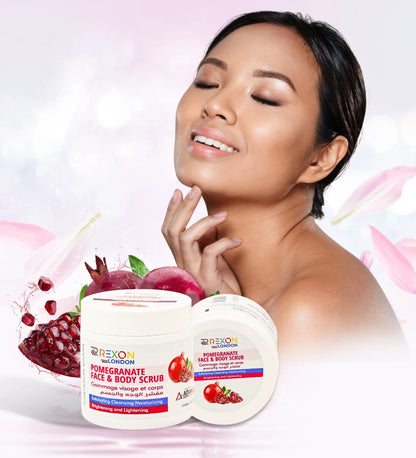 Pomegranate Face & Body Scrub- 500 Ml (Rexon)